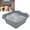 Gray, variant on Nieyigj Foldable Ice Bath Tub for Athletes, Portable Silicone Ice Bath Bucket Efficient Cooling Enhanced Health Recovery Shower Tub for Home Travel, Black (11.8 x 9.4 x 1.6 inches / 30 x 24 x 4 cm)