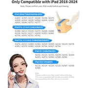 Stylus Pen for iPad 10th&9th Generation, Fast Charging Apple iPad Pencil with Palm Rejection, Tilt Sensitivity, Work for iPad Air 3/4/5, iPad Mini 5/6, iPad 6/7/8/9/10, iPad Pro 11, iPad Pro 12.9