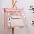 thumbnail image 6 of SPOORYYO Multi-Size Hanging Handbag Storage Organizer with Transparent Window and Foldable Design for Closet Organization, 6 of 7