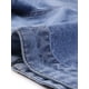 thumbnail image 5 of Chaqueta de mezclilla de mujer plus size Agnes Orinda, de manga corta, con botones, estilo cropped, talla 1X, color gris azul, 5 of 6