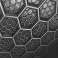 thumbnail image 1 of Ahgly Company Machine Washable Indoor Square Transitional Charcoal Black Area Rugs, 7' Square, 1 of 7