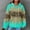 Green, variant on Womens Hoodies Pullover Zip up Waffle Knit Leopard Womens's Sweatshirts Casual Long Sleeve Crew Neck Graphic Pullover Tops