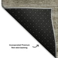 thumbnail image 5 of Addison Rugs Mayfield Premium Machine Washable Transitional Gradient Khaki Rectangle Rug, 5' X 7'6" Machine Washable Transitional Gradient Khaki Oversized Sherpa Throw Blanket, 5 of 6