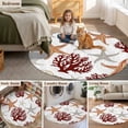 thumbnail image 5 of Brown Starfish Coastal Round Area Rug 6Ft Washable Circle Rugs for Bathroom Office, Coral Nautical Summer Ocean Non-Slip Carpet Floor Mats Indoor Outdoor Carpet Runner Aesthetic Home Decor, 5 of 8
