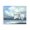 Cloudy Shore Egret Painting, variant on Stupell Industries Coastal Bird over Sunlit Pond Canvas Art, 20 x 16, by D. Rust