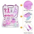 thumbnail image 4 of Niños Niños Para Niños Rol de Juego Médico Kit Equipo de Enfermera Regalo de Juguete Rosa/Púrpura, 4 of 7