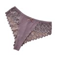 thumbnail image 1 of B91xZ Strings pour Femmes Confort Flex Fit Extensible Microfibre Culotte Moderne, Violet m, 1 of 3