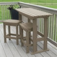 thumbnail image 4 of Highwood 3-pc Lehigh Balcony Set - Counter Height, Outdoor, Eco-friendly, Synthetic Wood, 4 of 9