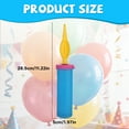 thumbnail image 2 of BESTSKY Manual Balloon Pumps – Lightweight, Compact Balloon Air Pump for Quick Inflation, Perfect for Graduation Parties and Gatherings, 1.97x1.97x11.22 In, Blue, 2 of 7