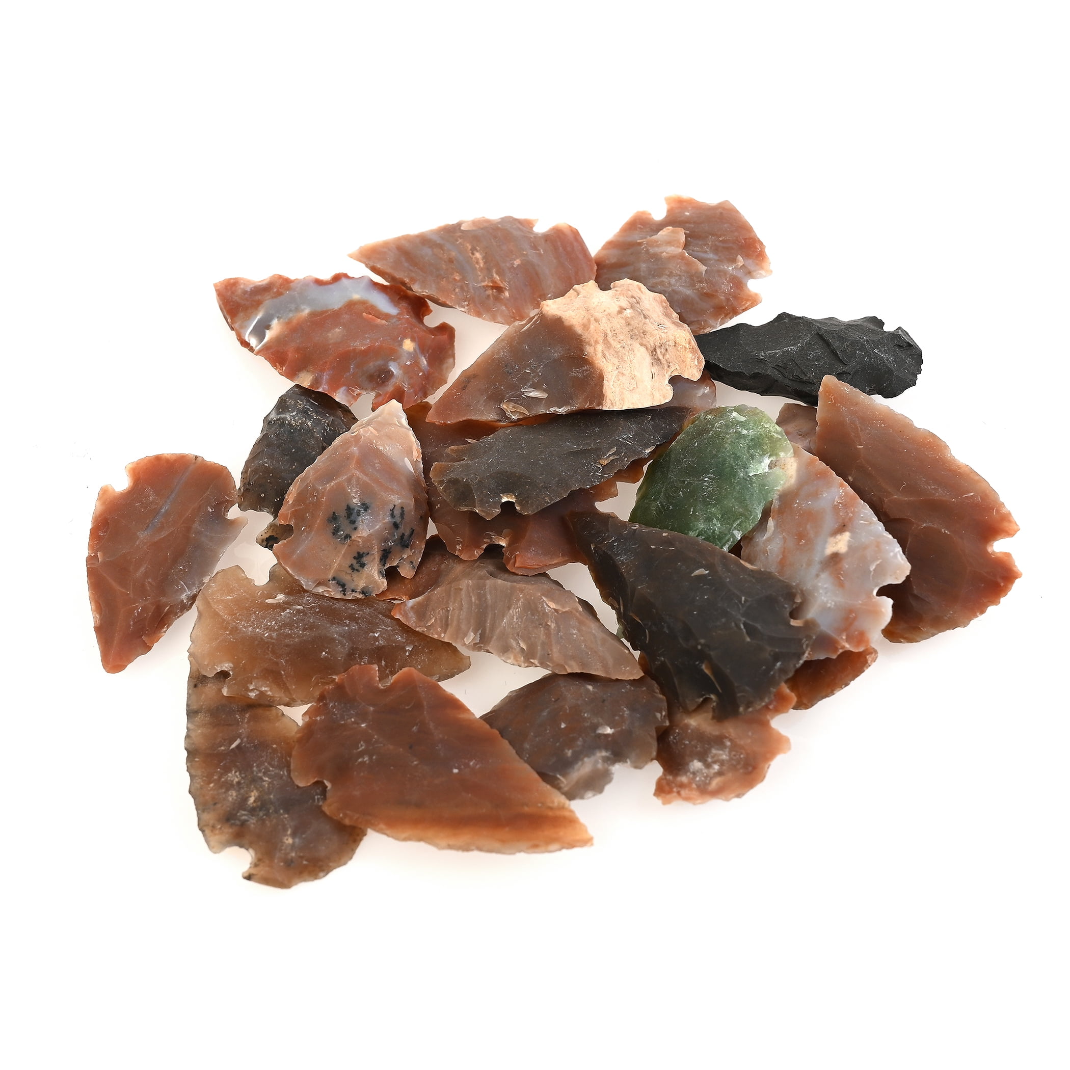 1 amethyst crystal from bulk pile arrowheads replica chakra amethyst 1"-1 1/2" 