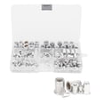 thumbnail image 1 of Clear In Threads Insert Nut, Firm And Durable Rivet Nut, For Assembly Of Electromechanical Light Industrial Products, 1 of 8