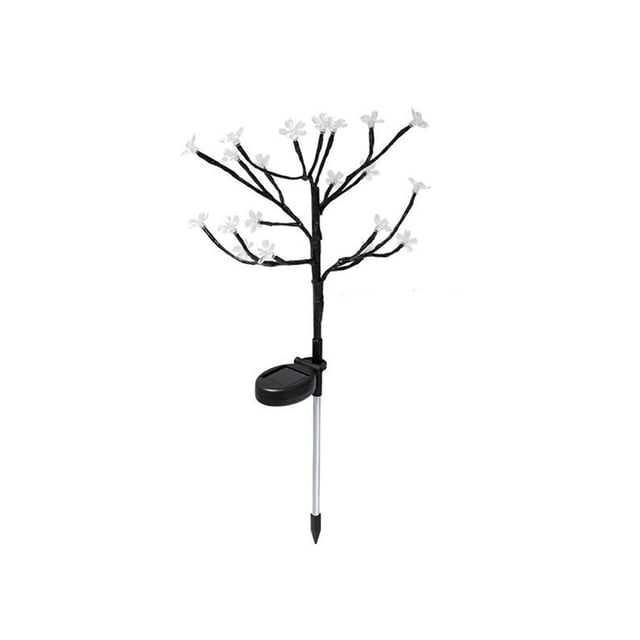 Cateissary Luz Solar para césped, lámparas de paisajismo impermeables para el hogar, diseño de escena, lámpara de flores, decoración de jardín, adorno Iluminación y accesorios Blanco Cateissary HA073730-03