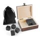 thumbnail image 1 of Juego de 9 piedras para whisky con estuche de terciopelo y caja de madera-- Sincero Electrónica, 1 of 1