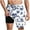 Blue-16, variant on BaoFuBaoMei Mens Quick Dry Swim Shorts with Liner Big and Tall Printed Drawstring Shorts Beach Vacation Swim Trunks with Pockets