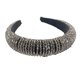 thumbnail image 2 of Sonducket Diademas con cuentas de cristal con purpurina, tocado de punto Flexible para el cabello, tocado para mujer, fiesta, colorido brillante Accesorio para el cabello Gris-plata Sonducket AP010971-07B, 2 of 5