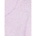 thumbnail image 4 of Time and Tru Women's Plush Cowl Neck Pullover Sweater, 4 of 5