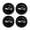 Black With logo, variant on Car Trunk Sound Insulation Pad Door Shock Absorbing Gasket Shockproof Thickening Cushion Stickers Reduce Noise