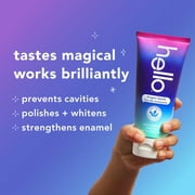 hello Dragon Dazzle Kids Toothpaste with Fluoride, Blue Raspberry Toothpaste, 4.2 Oz Tube