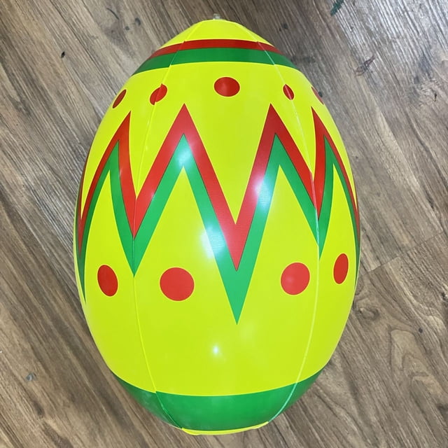 Bola inflable de Pascua de 40 cm para exteriores, ideal para decorar el patio.