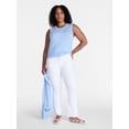 thumbnail image 2 of Time and Tru Women's Mid Rise Bootcut Jeans, 30" Inseam, Sizes0-20, 10S-16S, 2 of 6