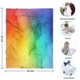 thumbnail image 4 of Rainbow Tie Dye Ink Pattern Blanket,Comfortable Soft Flannel Throw Blanket,All Season,Warm Lightweight Blankets for Sofa Bed Couch Living Room Chair,30"x40", 4 of 4