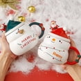 thumbnail image 4 of Vasos grandes navideños para beber Juego de vasos grandes de color verde azulado Juego de vasos grandes para beber Juego de vasos para cocina Taza de café ancha Taza de oso al revés Vasos para beber, 4 of 6