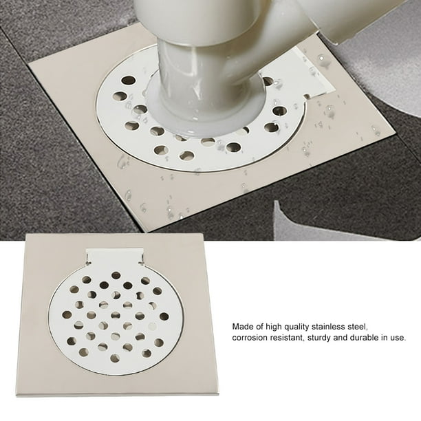 Desagüe de piso, desagüe de piso de acero inoxidable para baño, desagüe de piso de acero inoxidable, escurridor de desechos muy versátil