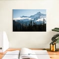 thumbnail image 3 of Elephant Stock Mt. Rainier Summit Wall Art - Horizontal Canvas Wall Art - Living Room Wall Decor - Nature Canvas - Blue And Black Decor - 12" x 8", 3 of 8