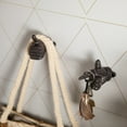 thumbnail image 6 of Danya B. "Thumbs up & Pointing Finger" Dark Brown Cast Iron Wall Mount Hook Set (Set of 2), 6 of 11