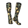 thumbnail image 5 of Lsque Octopuses And Leaves Printed Crew Socks Men's Women's LightWeight Thin Casual Calf Socks ,Knee High Socks,Cotton Socks, 5 of 9
