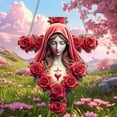 thumbnail image 1 of Xihbxyly Decoración Acrílica, Letrero para Ventana con Temática Navideña, Colgante Luminoso para Porche, Exquisito Arte de Pared para El Hogar, Celebración de San Valentín y Pascua, Regalo Religioso, 1 of 7