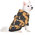thumbnail image 2 of Fotbe Chicken Legs Sudadera con Estampado para Perros Pequeños – Suéter con Capucha para Mascotas, Tela Suave de Forro Polar con Bolsillo-Medium, 2 of 7