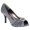 Dark Grey, variant on Lunar Womens Sienna Diamante Court Shoes