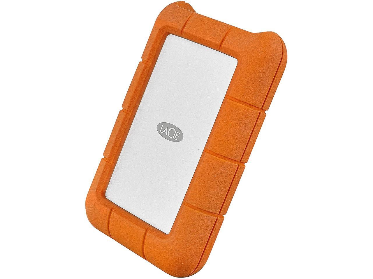 LaCie Rugged USB-C STFR5000800 5TB External Hard Drive with Rescue