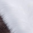 thumbnail image 2 of ERDOUY Solid Color Plush Table Runner,Faux Sheepskin Decorative Shaggy Dresser Scarf,Not-Slip Desk Pad,Luxury False Fur Dresser Tablecloth-white 60x60cm(23.62x23.62inch), 2 of 4