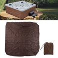 thumbnail image 3 of SPA Bath Dust Cover, Hot Outdoor Bathtub Dust Cover , SPA Bath Dust Cover Tub Cover Protector Silver Coated Protection Foldable Sunproof SPA Cover Protector with Storage Bag for, 3 of 7