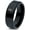 Black Bevel Polish Tungsten, variant on Engagement Ring Black Wedding Band Men Gamer Tungsten Patterns for Mom Graduation Jewelry