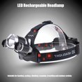 thumbnail image 2 of 3 x T6 LED USB Faro Impermeable 4 Modos Ultra-Brillante Faro Linterna de Emergencia #2, 2 of 10