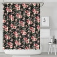 thumbnail image 2 of Waterproof Pioneer Shower Curtain 72x84 Inch Colorful Floral Polyester Unique Shower Curtain for Bathroom Hotel Home Decor with 12 Plastic Hooks, 2 of 5