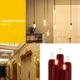 thumbnail image 2 of Ruiandsion E10  LED Bulb, 6V 0.5W 100LM Warm White 3000K, Candle Flame for Holiday Decor, 4-Pack, 2 of 9