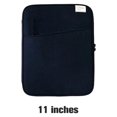 thumbnail image 3 of QualitChoice Tablet Sleeve Bag Laptop Pouch Soft Computer Handbag Notebook Keyboard Storage for Zipper Closure Mouse Organizer Business Dark blue 11inch 1 Pc, 3 of 6