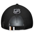 thumbnail image 4 of Men's Fanatics  Gray/Black San Jose Sharks Authentic Pro Home Ice Trucker Adjustable Hat, 4 of 4