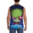 thumbnail image 4 of Invader Zim Men's Tank Top Lightweight Summer Sleeveless Tee Shirt Muscle Tank Tops Workout T-Shirts Casual Athletic Undershirts, 4 of 7