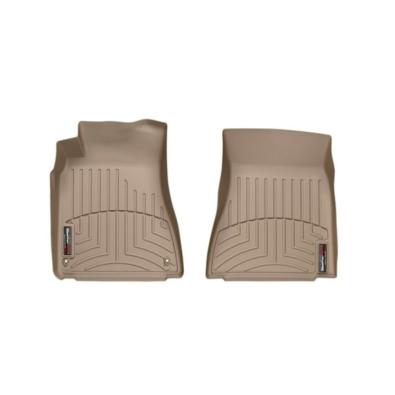 WeatherTech Custom Fit FloorLiners compatible with 2006-2013 Lexus IS - 1st Row (Driver & Passenger), Tan