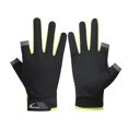 thumbnail image 1 of Guantes Ciclismo Transpirables Antideslizantes para Pesca Con 2 Dedos Cortados 5 Uds() Verde, 1 of 9