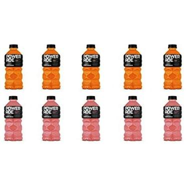 Luv Box-Variety Powerade Pack, 28Oz, 10 Pack, Orange ,Strawberry Lemonade