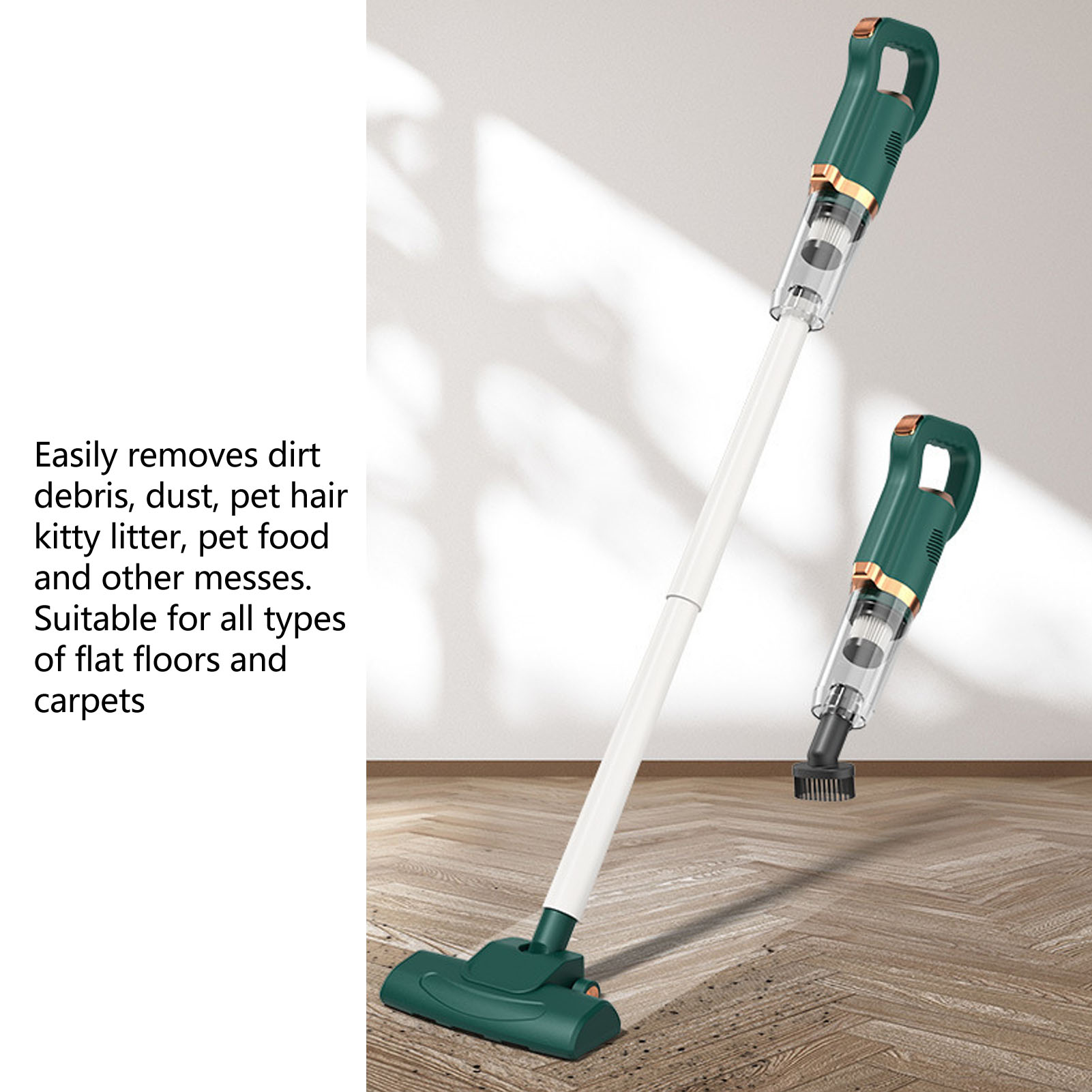 Aspirateur Sans Fil Léger SELVFZ - 8500 Pa D'aspiration - Pour Poils D'animaux, Tapis Et Sols Durs - Utilisation Maison, Bureau