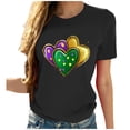 thumbnail image 4 of Meichang Hauts pour Femmes T-Shirts de la Saint-Valentin T-Shirts Graphiques Drôles d'Amour T-Shirts Mignons T-Shirts de Vacances Manches Courtes Col Rond Mode 2025, 4 of 4