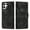 Black, variant on Case For Samsung Galaxy S25/S25 Ultra/S25 Plus, Wallet Case Card Slot Flip Shell Magnetic Stand Phone Cover