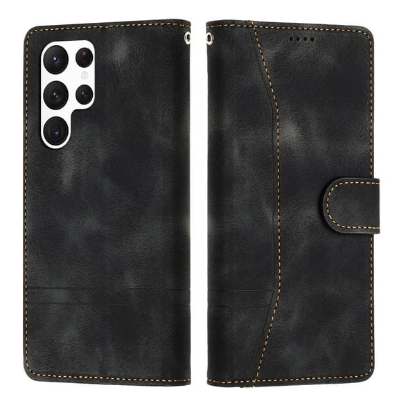 Case For Samsung Galaxy S25/S25 Ultra/S25 Plus, Wallet Case Card Slot Flip Shell Magnetic Stand Phone Cover